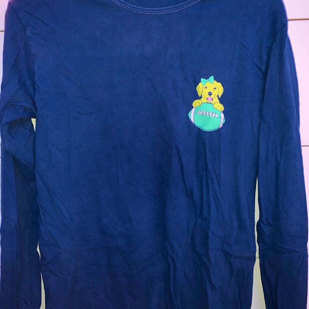 Blue long sleeve shirt